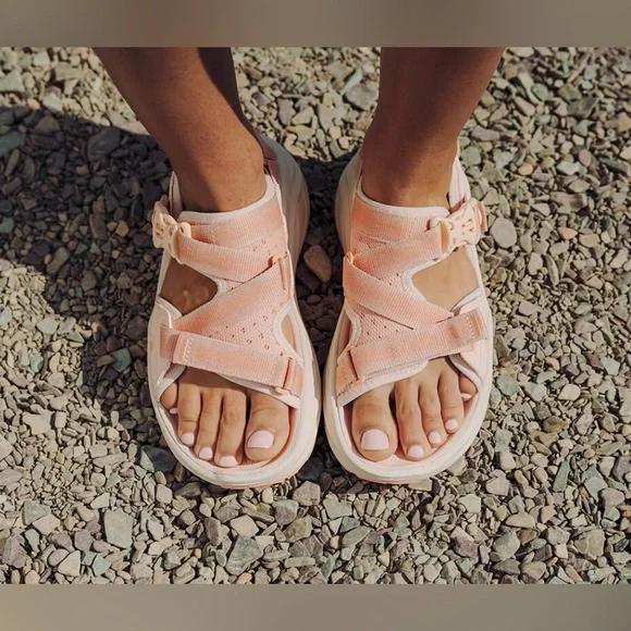 Hoka One One Peach Sandals - Picture 1 of 10